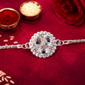 Kundan Rakhi for Brother – Designer Stone Studded Chain