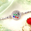 Meenakari Stone Studded Chain Rakhi for Brother - Festive Design