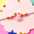 Seahorse Character Kids Beaded Thread Rakhi for Brother