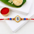 Evil Eye Motif Stone Studded Designer Rakhi for Brother
