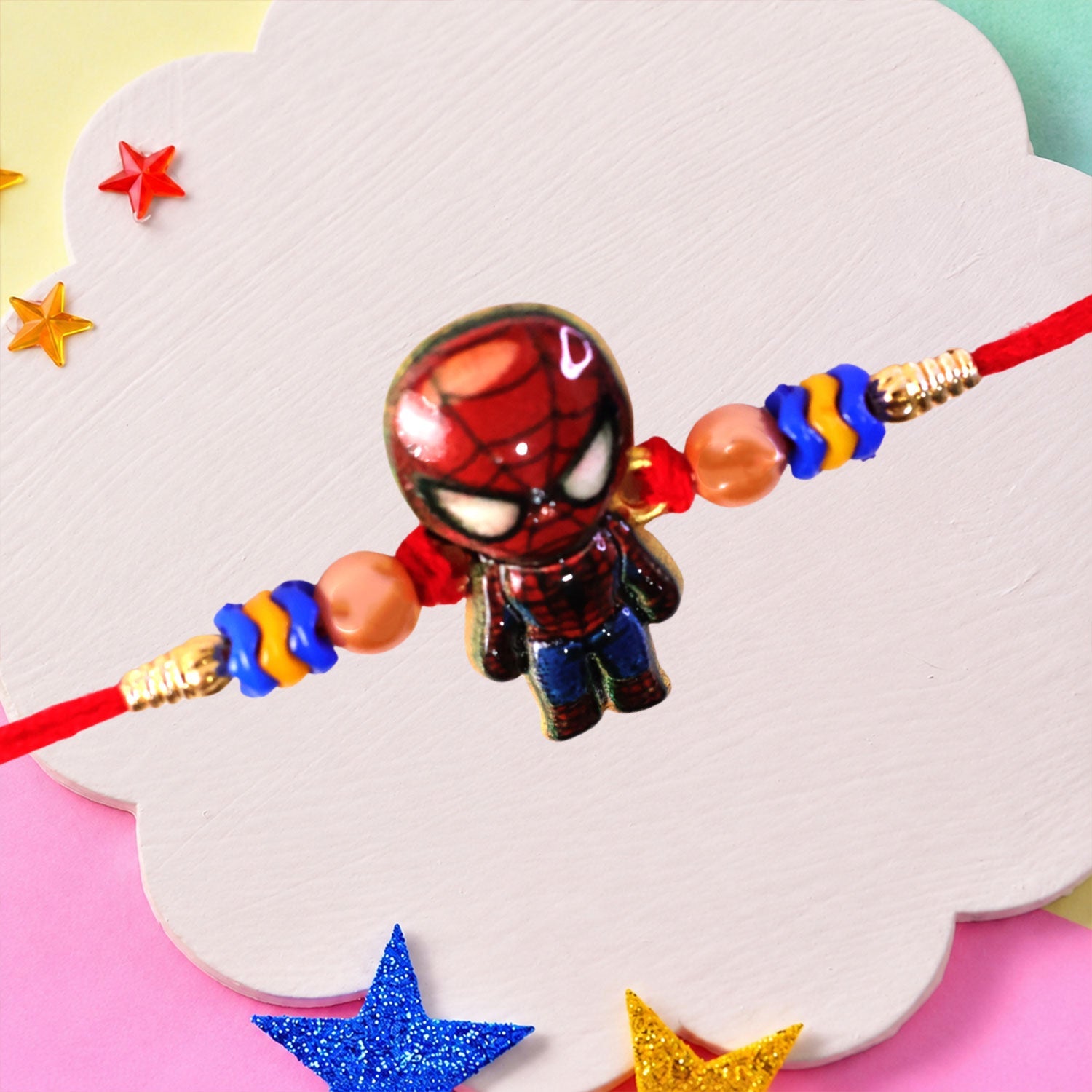 Superhero Character Kids Premium Beaded Designer Rakhi for Brother