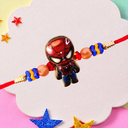 Superhero Character Kids Premium Beaded Designer Rakhi for Brother