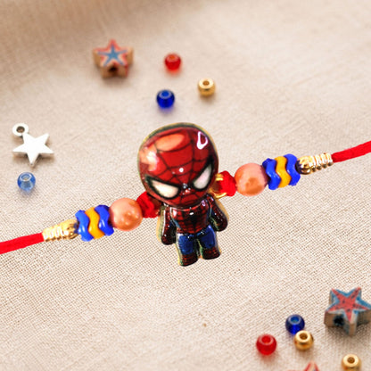 Superhero Character Kids Premium Beaded Designer Rakhi for Brother