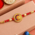 Om Symbol Stone Studded Rakhi for Brother - Festive Design