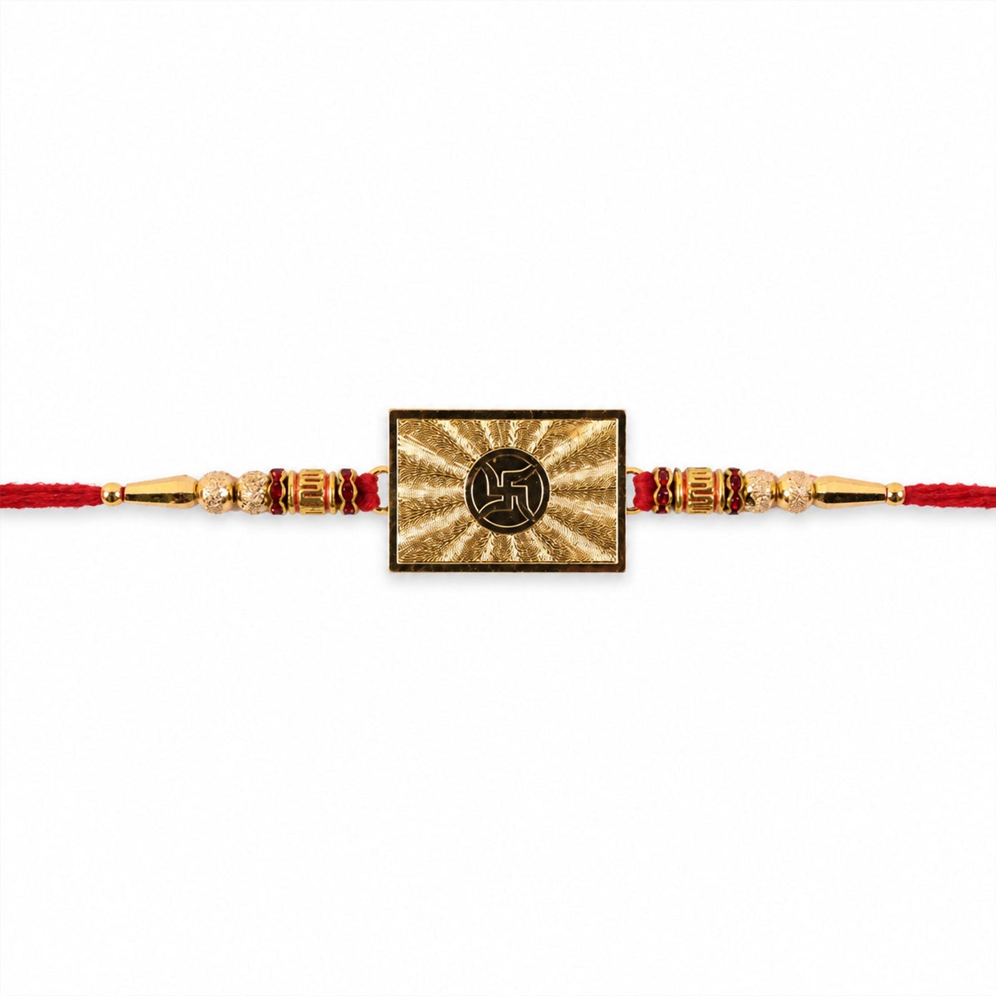 Swastik Symbol Square Traditional Rakhi for Brother