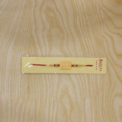 Swastik Symbol Square Traditional Rakhi for Brother