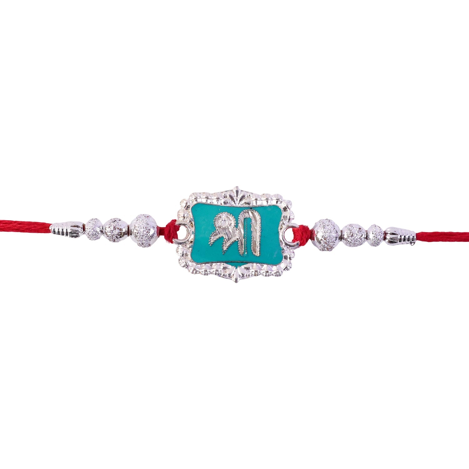 Shree Text Stone Studded Designer Rakhi for Brother