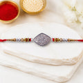 Ganesha Rakhi – Studded Designer Charm for Brother & Raksha Bandhan