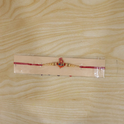 Lord Ganesha Premium Beaded Designer Rakhi for Brother