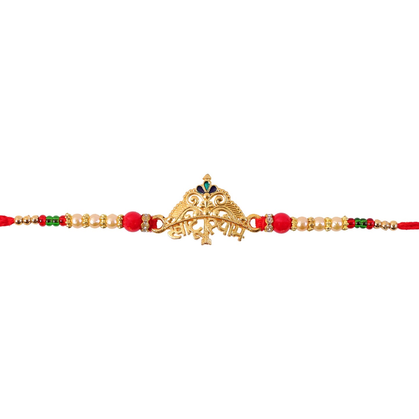 Khatu Shyam Text Crown Motif Premium Designer Rakhi for Brother
