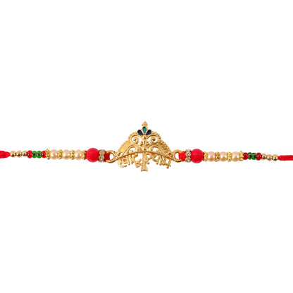 Khatu Shyam Text Crown Motif Premium Designer Rakhi for Brother
