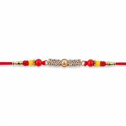 Premium Stylish Stone Studded Premium Designer Rakhi for Brother