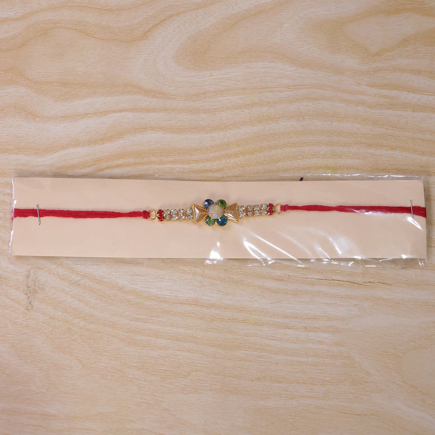 Premium Bar Stone Studded Designer Premium Traditional Rakhi for Brother