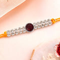 Stone Studded Rakhi for Brother – Designer Raksha Bandhan Thread