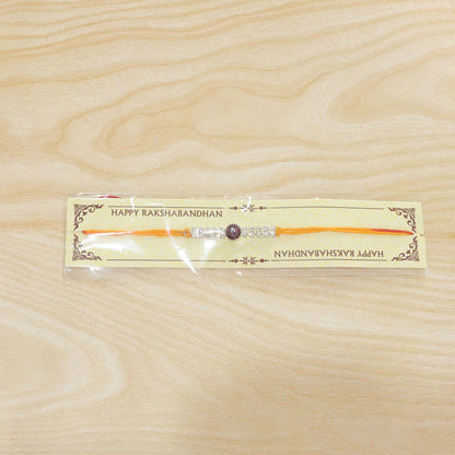 Premium Style Stone Studded Premium Designer Rakhi for Brother