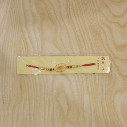 Round Swastik Symbol Designer Rakhi for Brother