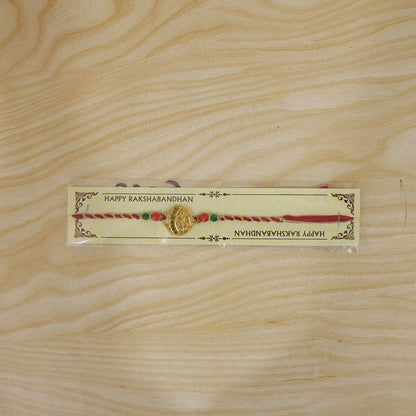 Ornate Om Symbol Premium Designer Rakhi for Brother