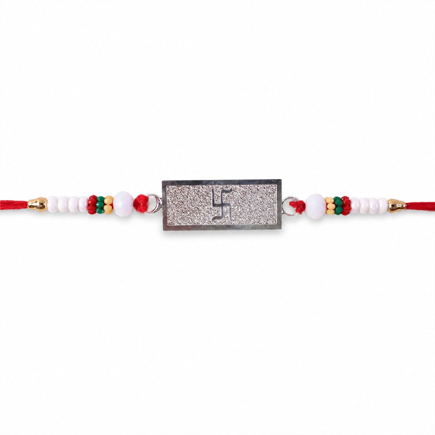 Swastik Symbol Bar Designer Premium Traditional Rakhi for Brother