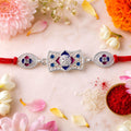 Stone Studded Rakhi for Brother Traditional Festive Design