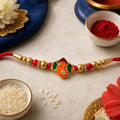 Ganesha Rakhi – Beaded Traditional Charm for Brother