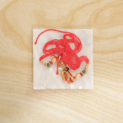 Peacock Feather Charm Premium Designer Rakhi for Brother