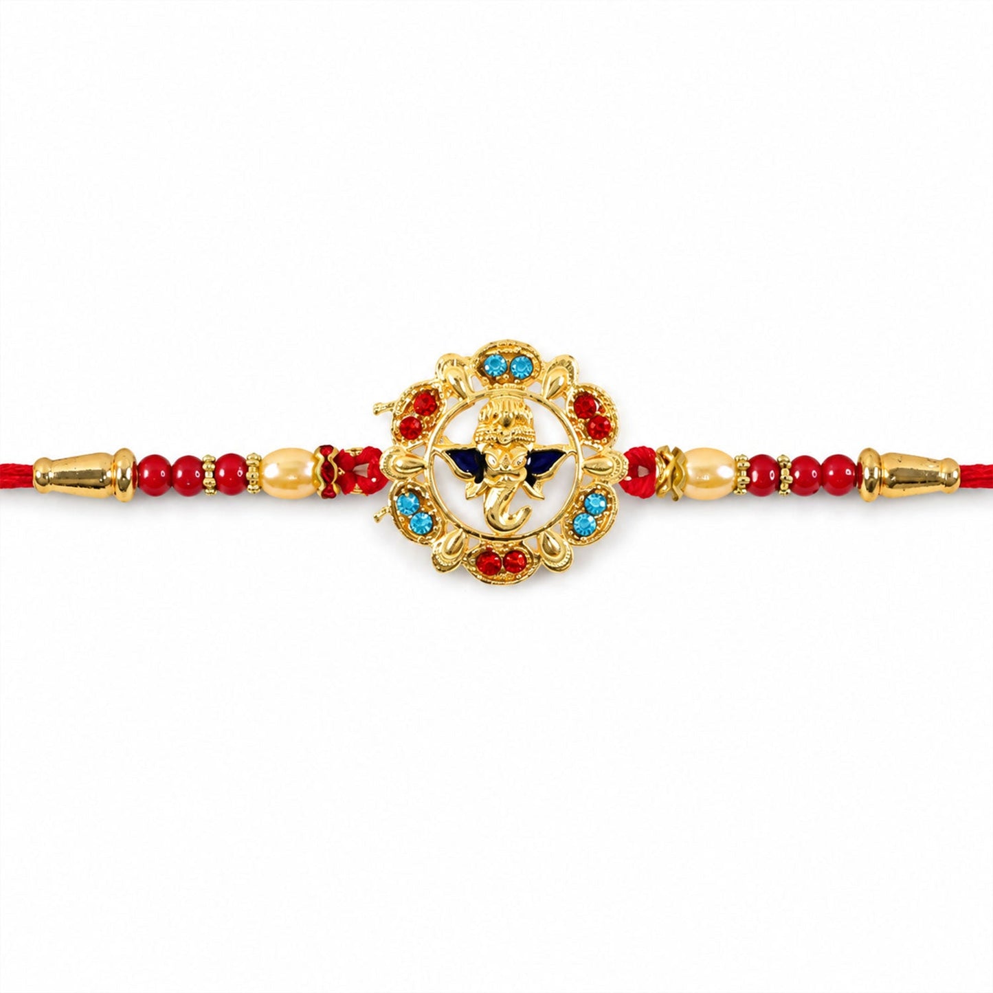 Lord Ganesh Motif Premium Designer Rakhi for Brother
