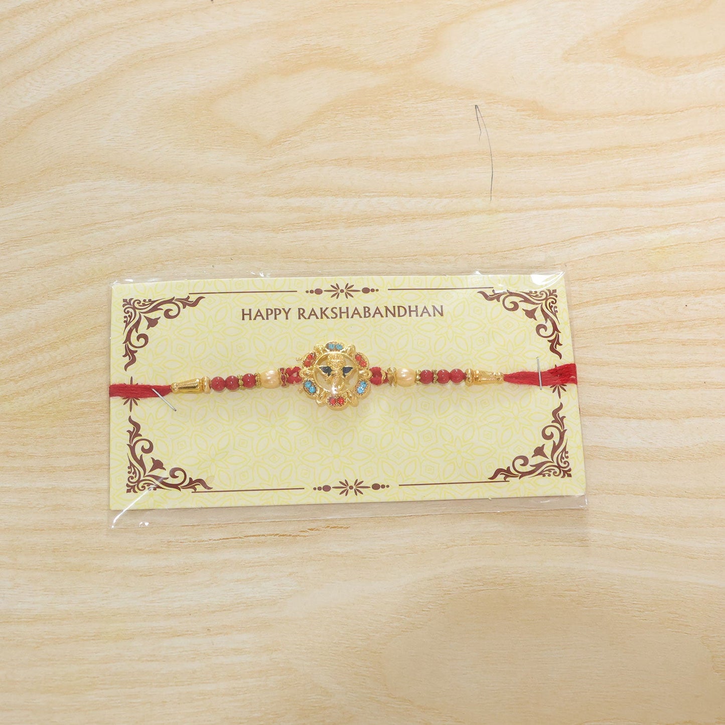 Lord Ganesh Motif Premium Designer Rakhi for Brother