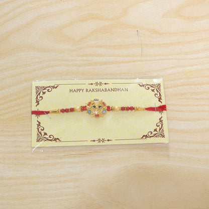 Lord Ganesh Motif Premium Designer Rakhi for Brother