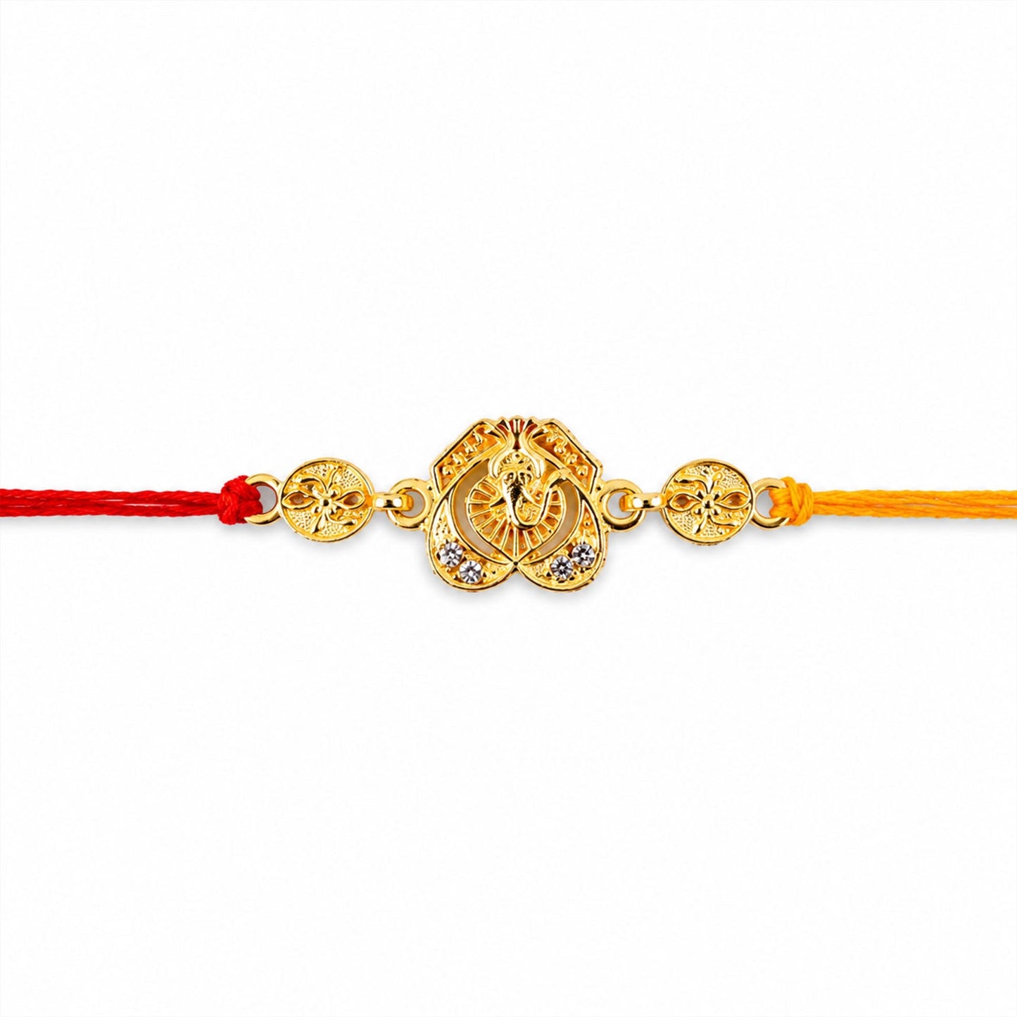 Ganesh Charm Traditional Premium Designer Rakhi for Brother