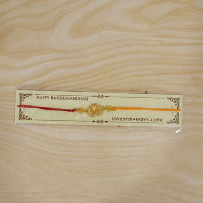 Ganesh Charm Traditional Premium Designer Rakhi for Brother