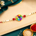 Nandi Motif Beaded Rakhi for Brother – Auspicious Festival Thread
