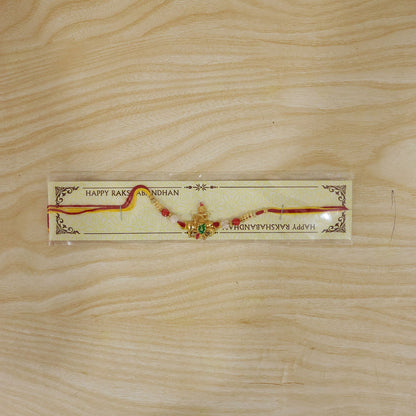 Lord Krishna Motif Beaded Designer Rakhi for Brother