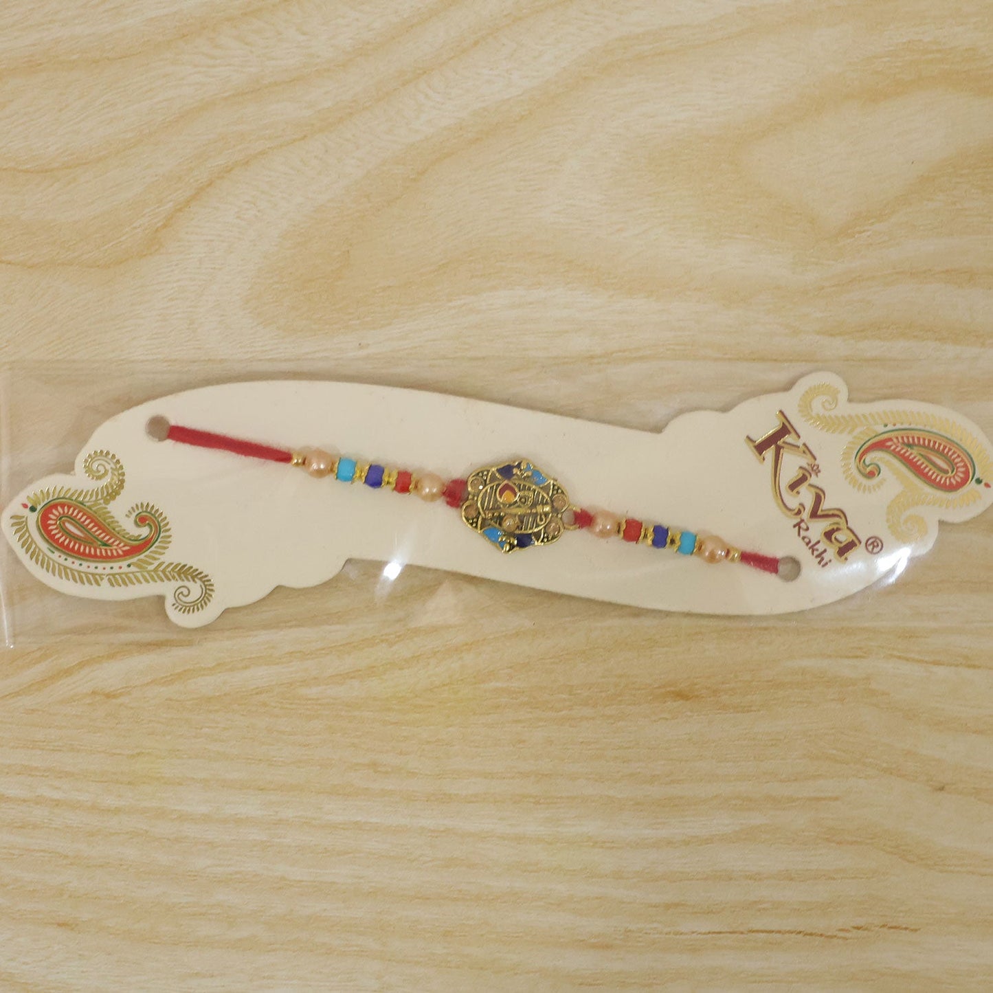 Royal Kundan Multicolor Rakhi for Brother Bhai Raksha Bandhan Festival Special Gift