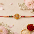 Mandala Beaded Traditional Rakhi for Brother - Festive Design