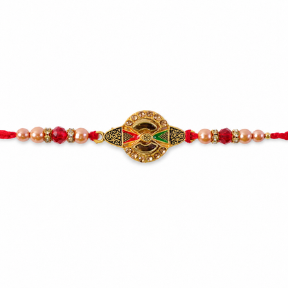Premium Stylish Floral Traditional Designer Rakhi for Brother
