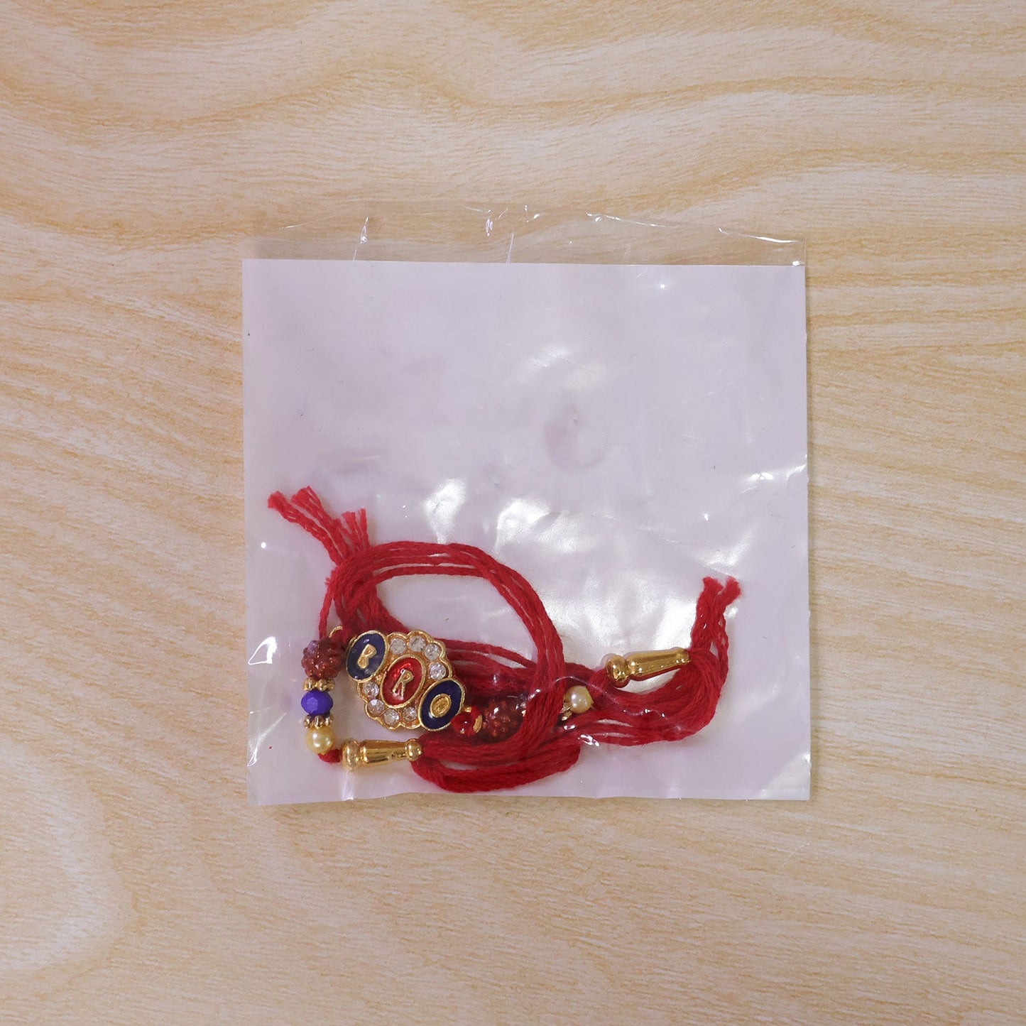 Bro Text Medallion Designer Premium Traditional Rakhi for Brother