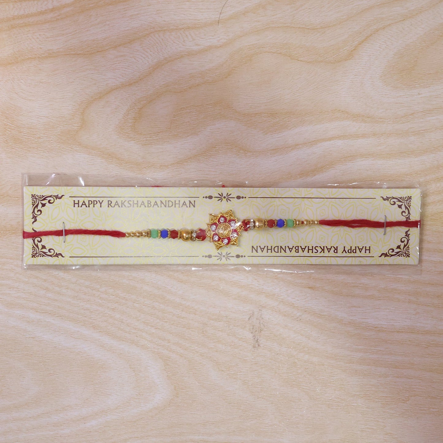 Colorful Floral Mandala Rakhi for Brother Bhai Raksha Bandhan Festival Special Gift