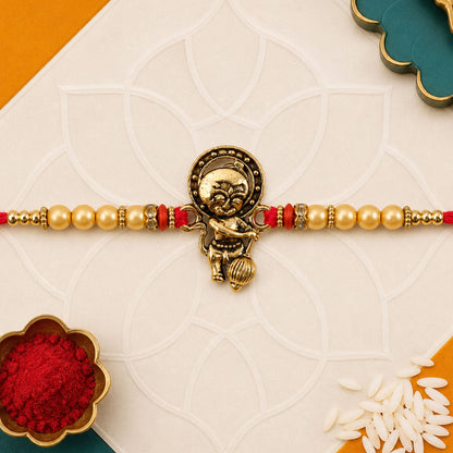 Bal Hanuman Charm Premium Designer Traditional Rakhi for Brother