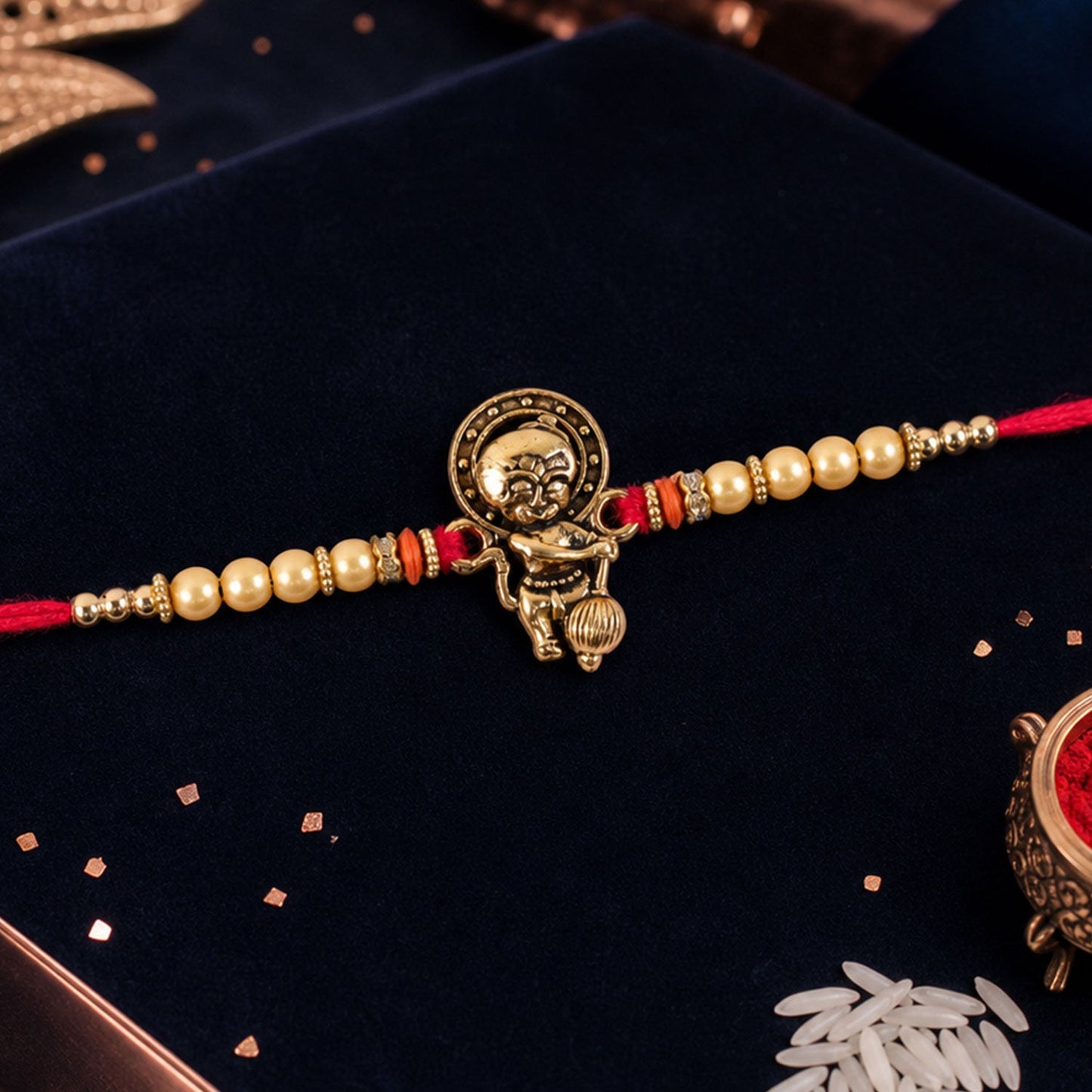 Bal Hanuman Charm Premium Designer Traditional Rakhi for Brother