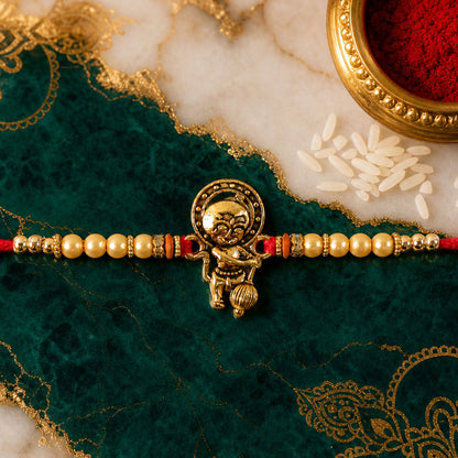 Bal Hanuman Charm Premium Designer Traditional Rakhi for Brother
