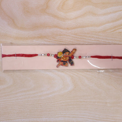 Cute Hanuman Cartoon Rakhi for Brother Bhai Raksha Bandhan Festival Special Gift
