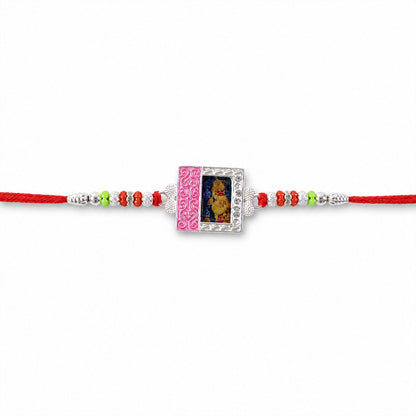 Hanuman Charm Beaded Designer Premium Traditional Rakhi for Brother