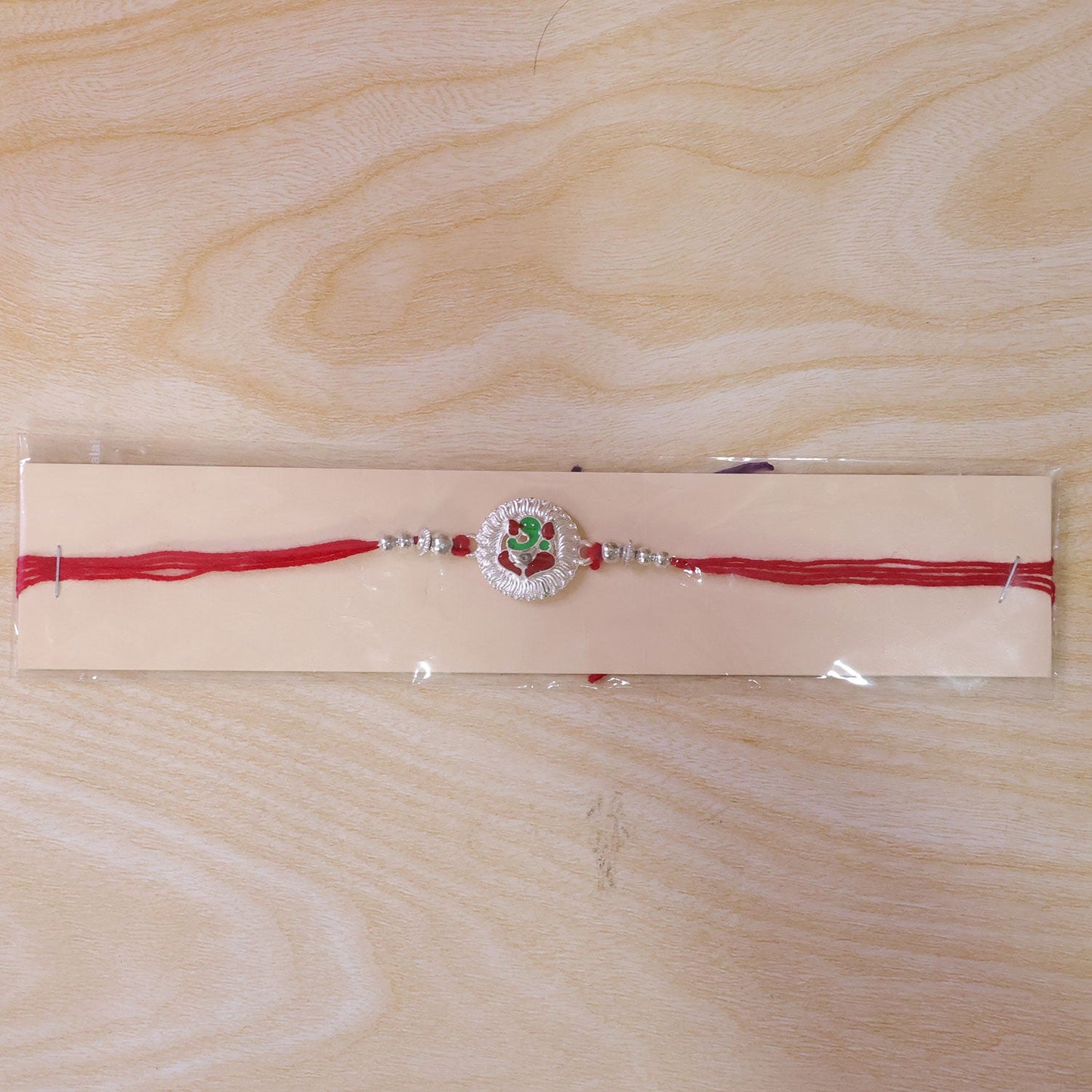 Lord Ganesha Stone Studded Premium Designer Rakhi for Brother