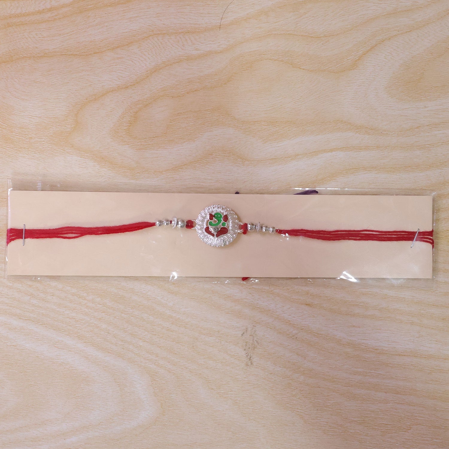 Lord Ganesha Stone Studded Premium Designer Rakhi for Brother