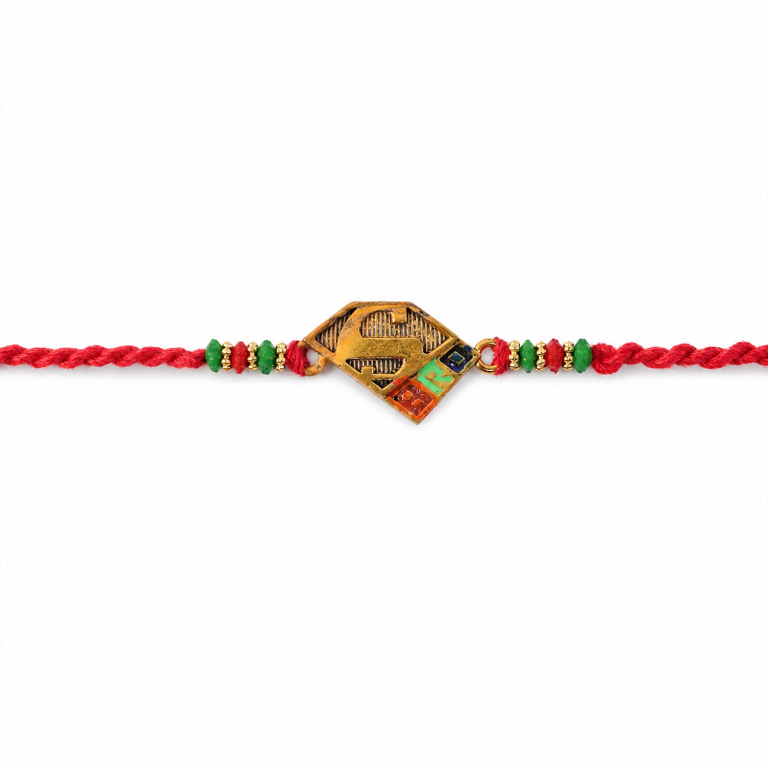 Bro Text  Designer Premium Traditional Rakhi for Brother