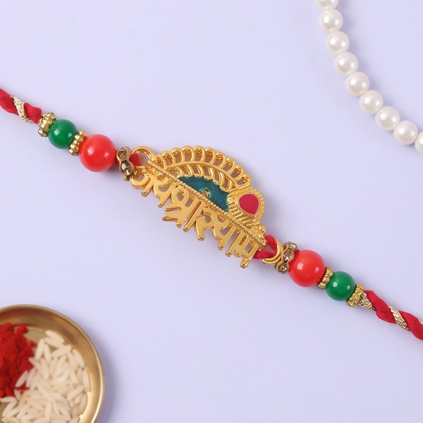Shree Shyam Green Rakhi for Brother Bhai Raksha Bandhan Festival Special Gift