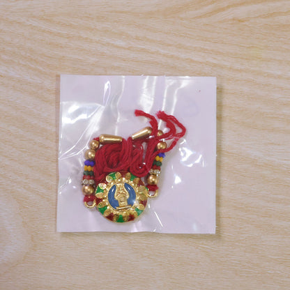 Religious Mahadev Shivling Rakhi with Meenakari – Rakhi for Brother