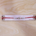 Silver Bhai Pearl Charm Rakhi for Brother Raksha Bandhan