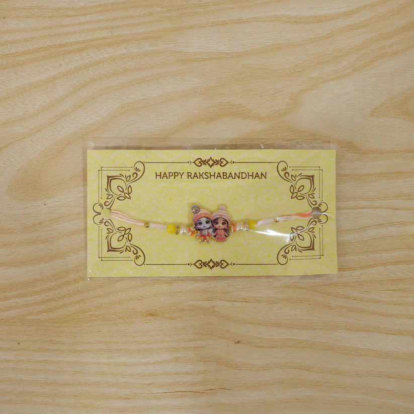 Radha Krishna Charm Premium Designer Rakhi for Brother