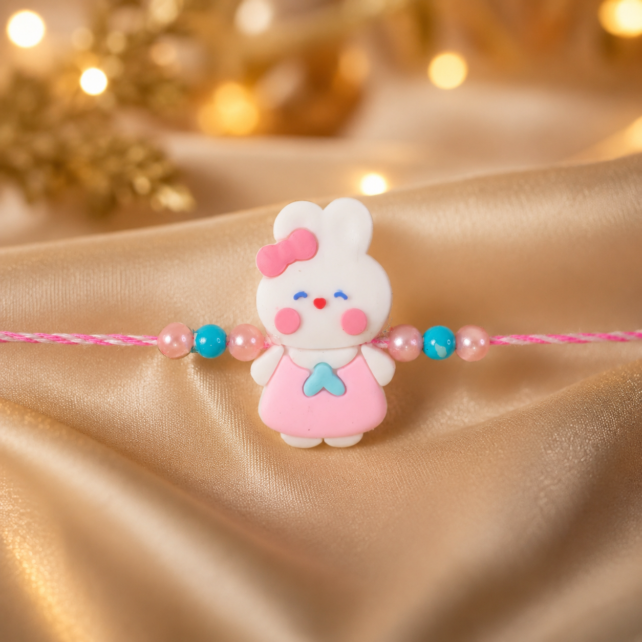 Bunny Character Kids Beaded Premium Designer Rakhi for Brother